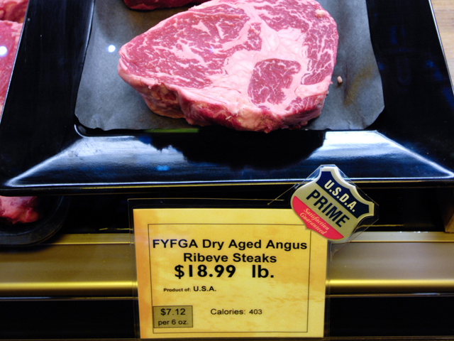 A modified country of origin labeling rule from USDA last year required more information for muscle cuts on where each of the production steps -- born, raised and slaughtered -- occurred. (DTN file photo)